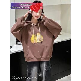 Фотография Худи детский на девочку 9300 brown р.130-170 "Meloria" недорого оптом от прямого поставщика