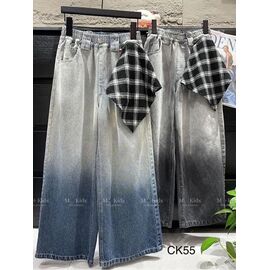 Фотография Джинсы детские на девочку CK55 grey р.120-170 "Meloria" недорого оптом от прямого поставщика