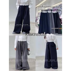 Штани дитячі на дівчинку K18 navy р.130-170 "Meloria" недорого оптом від прямого постачальника