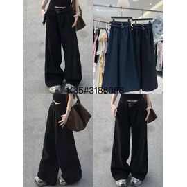 Штани дитячі на дівчинку K35 navy р.130-170 "Meloria" недорого оптом від прямого постачальника