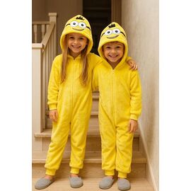 Фотография Кигуруми детский утеплённый унисекс ML3197 yellow р.38-44 "Meloria" недорого оптом от прямого поставщика