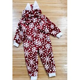 Фотография Кигуруми детский утеплённый на девочку ML3202 wine р.28-36 "Meloria" недорого оптом от прямого поставщика