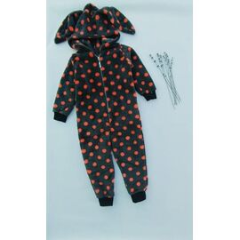 Фотография Кигуруми детский утеплённый на девочку ML3203 d.grey р.3-7 "Meloria" недорого оптом от прямого поставщика