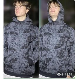 Фотография Худи мужской 384 grey р.46-52 "Mary Brand" недорого оптом от прямого поставщика