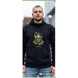 Фотография Худи мужской 390 black р.46-52 "Mary Brand" недорого оптом от прямого поставщика