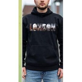 Фотография Худи мужской 391 black р.46-52 "Mary Brand" недорого оптом от прямого поставщика