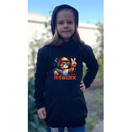 Фотография Худи детский на девочку 408 black р.134-152 "Mary Brand" недорого оптом от прямого поставщика