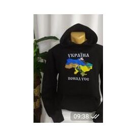 Фотография Худи детский на мальчика 412 black р.134-152 "Mary Brand" недорого оптом от прямого поставщика