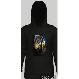 Фотография Худи детский на мальчика 420 black р.134-152 "Mary Brand" недорого оптом от прямого поставщика