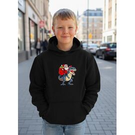 Фотография Худи детский на мальчика 439 black р.134-152 "Mary Brand" недорого оптом от прямого поставщика