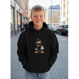 Фотография Худи детский на мальчика 447 black р.134-152 "Mary Brand" недорого оптом от прямого поставщика