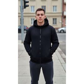 Фотография Кофта спортивная мужская 453 black р.46-52 "Mary Brand" недорого оптом от прямого поставщика