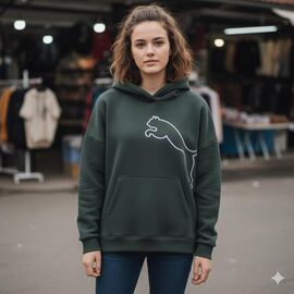 Фотография Худи женское 034 green р.44-46 "Newe" недорого оптом от прямого поставщика