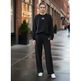 Фотография Костюм спортивный женский тёплый NW837 black р.M-XL "Newe" недорого оптом от прямого поставщика