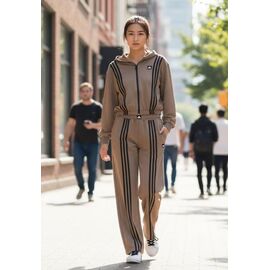 Фотография Костюм спортивный женский тёплый NW849 brown р.M-XL "Newe" недорого оптом от прямого поставщика