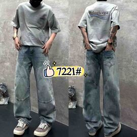 Джинси чоловічі 7221 blue р.S-3XL "God Baron" недорого оптом від прямого постачальника