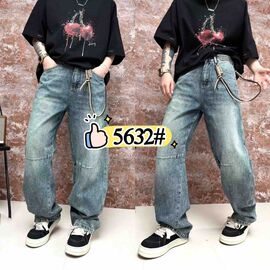 Джинси чоловічі 5632 blue р.S-2XL "God Baron" недорого оптом від прямого постачальника