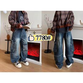 Джинси чоловічі 7780 blue р.S-3XL "God Baron" недорого оптом від прямого постачальника