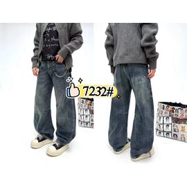 Джинси чоловічі 7232 blue р.S-2XL "God Baron" недорого оптом від прямого постачальника