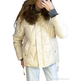 Куртка жіноча Зима 105 білий (4 шт. р.сіткаM-2XL) "Massmag" недорого оптом від прямого постачальника