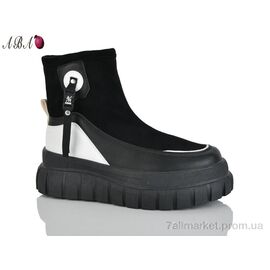 Фотография Ботинки женские стильные Весна/осень N001-2 (8 пар р.36-41) "Aba" недорого оптом от прямого поставщика