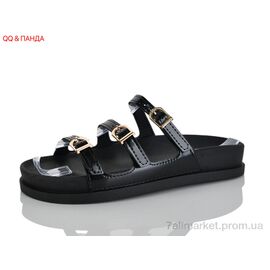 Фотография Шлепки женские облегченные Лето QQ111-1 (8 пар р.36-41) "QQ&Панда" недорого оптом от прямого поставщика