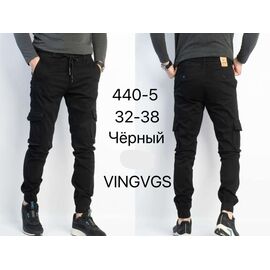 Джоґери чоловічі 440-5 black р.29-38 "Vingvgs" недорого оптом від прямого постачальника