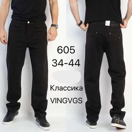 Джинси чоловічі 605 black р.34-44 "Vingvgs" недорого оптом від прямого постачальника