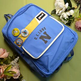 Портфель дитячий на хлопчика 23-9 l.blue р.30*43*16 "Luna-bag" недорого оптом від прямого постачальника