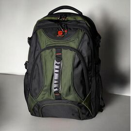 Чоловічий рюкзак 8808 black-khaki р.50*33*22 "Luna-bag" недорого оптом від прямого постачальника