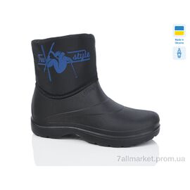 Чоботи з піни дитячі Весна/осінь P11 чорний (8 пар р.36-40) "Крок" недорого оптом від прямого постачальника