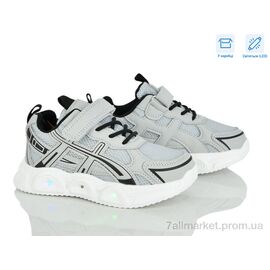 Фотография Кроссовки детские модные Весна/осень LB1161-2 LED (6 пар р.26-30) "Clibee kids" недорого оптом от прямого поставщика