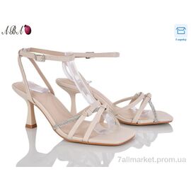 Фотография Босоножки женские летние Лето QQ1ABA28-3 (6 пар р.36-40) "Aba" недорого оптом от прямого поставщика