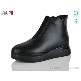 Фотография Ботинки женские стильные зима 2ABA703-1 (6 пар р.36-41) "Aba" недорого оптом от прямого поставщика