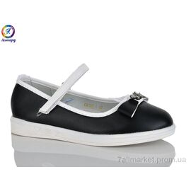 Фотография Балетки детские на девочку Весна/осень 192-1 (8 пар р.32-37) "Леопард" недорого оптом от прямого поставщика