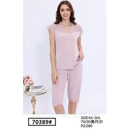 Фотография Пижама женская молодёжная р-ры 54-62 "FLOWER" купить недорого от прямого поставщик