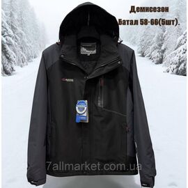 Куртка чоловіча демісезонна з капюшоном батал р-ри 58-66 (5цв) "SKAY" недорого від прямого постачальника