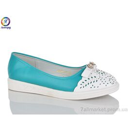 Фотография Балетки детские на девочку Весна/осень 191-17 (8 пар р.32-37) "Леопард" недорого оптом от прямого поставщика