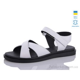 Фотография Босоножки женские летние Лето 65 білий (6 пар р.41-43) "Sali" недорого оптом от прямого поставщика