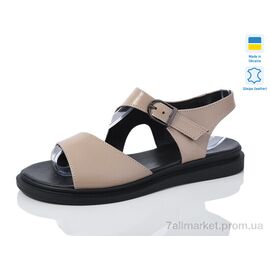 Фотография Босоножки женские летние Лето 60 капучино к. (6 пар р.37-41) "Sali" недорого оптом от прямого поставщика