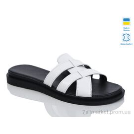 Шльопанці жіночі полегшені Літо 502-19 білий к. (6 пар р.37-41) "Sali" недорого оптом від прямого постачальника