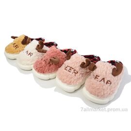 Фотография Тапки женские для дома Весна/осень K004 mix (24 пар р.38-43) "YZY" недорого оптом от прямого поставщика