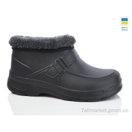 Калоші чоловічі Зима Паяс пряжка чорний (8 пар р.41-46) "Lot Shoes" недорого оптом від прямого постачальника