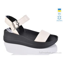 Фотография Босоножки женские летние Лето 1721 беж.к. (6 пар р.37-41) "Sali" недорого оптом от прямого поставщика