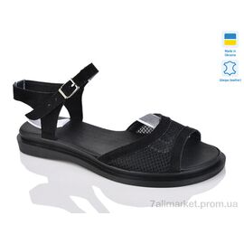 Фотография Босоножки женские летние Лето 1126-1 чорний з. (6 пар р.36-40) "Sali" недорого оптом от прямого поставщика