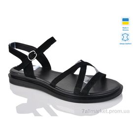 Фотография Босоножки женские летние Лето 1101-1 чорний з. (6 пар р.36-40) "Sali" недорого оптом от прямого поставщика