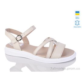 Фотография Босоножки женские летние Лето 1103-1 беж к. (6 пар р.36-40) "Sali" недорого оптом от прямого поставщика