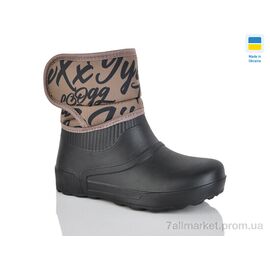 Фотография Сапоги из пены женские зима A7/2 чорний (8 пар р.37-41) "Lot Shoes" недорого оптом от прямого поставщика