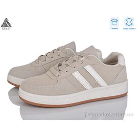 Фотография Кроссовки женские модные Весна/осень JH50-7 шкіра (8 пар р.36-41) "STILLI Group" недорого оптом от прямого поставщика