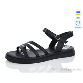 Фотография Босоножки женские летние Лето 1102 чорний к. (6 пар р.37-41) "Sali" недорого оптом от прямого поставщика